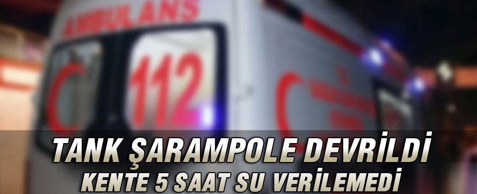 Diyarbakır'da tank şarampole devrildi: 1 yaralı