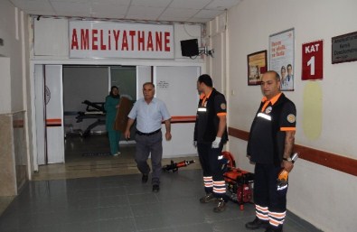 Yozgat'ta İnşaattan Düşen İşçinin Ameliyatına Sivil Savunma Ekipleri Girdi