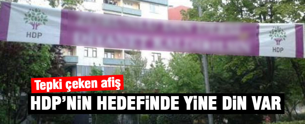 HDP yine din derslerini ve Diyanet'i hedef aldı