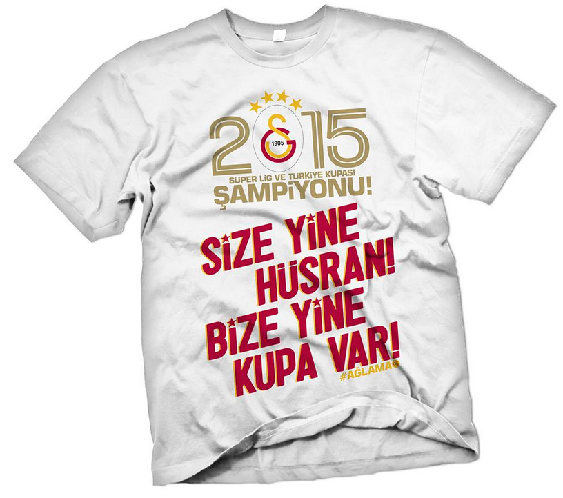 Galatasaray'dan Fenerbahçe'ye t-shirt göndermesiHaberi