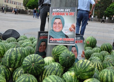 Bağımsız Milletvekili Adayından 'Karpuzlu' Kampanya