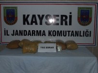 KıZıLDERE - Jandarma 10 Kilo Toz Esrar Ele Geçirdi