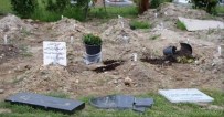 MEZAR TAŞI - Danimarka'da Müslüman Mezarlığına Çirkin Saldırı