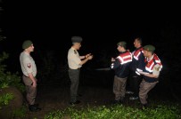 Bartın'da, Dereye Devrilen Kamyonetteki 5 Kişi Kurtarıldı