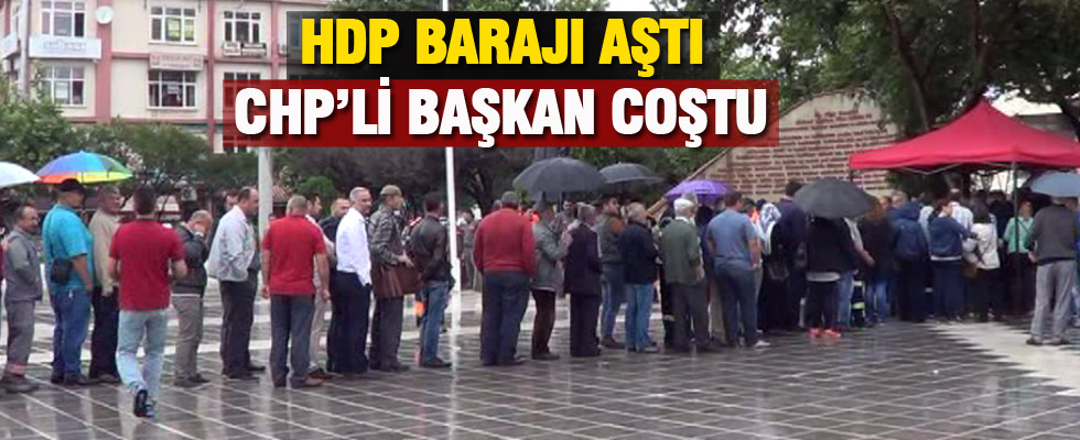 HDP Barajı Aştı, Çanakkale'de CHP'li Belediye Başkanı Pilav Dağıttı