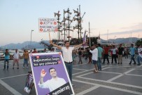 Marmaris'te HDP'liler zeybek oynayıp halay çekerek kutlama yaptı