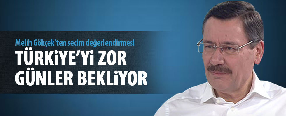 Melih Gökçek'ten seçim değerlendirmesi