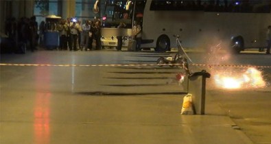 Otobüs terminalinde bomba paniği