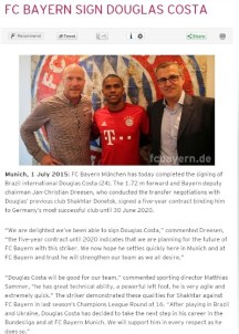 Douglas Costa, Bayern Münih'te