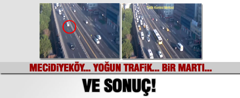 İstanbul'da 9 araç birbirine girdi