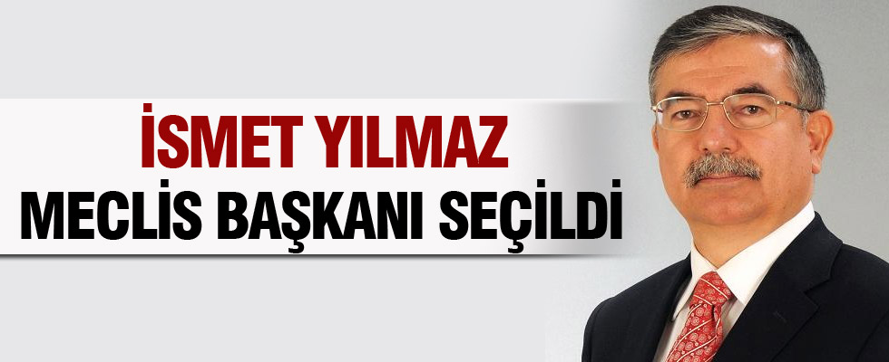 AK Parti adayı İsmet Yılmaz Meclis Başkanı seçildi