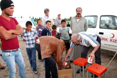 Seydişehir'de Suriyeli Tarım İşçilerine Kavurma Dağıtıldı