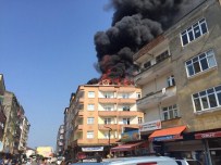 Samsun'da Çatı Yangını