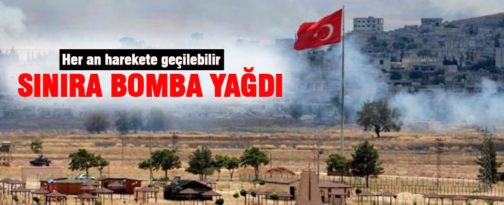 Türkiye sınırına bomba yağdı