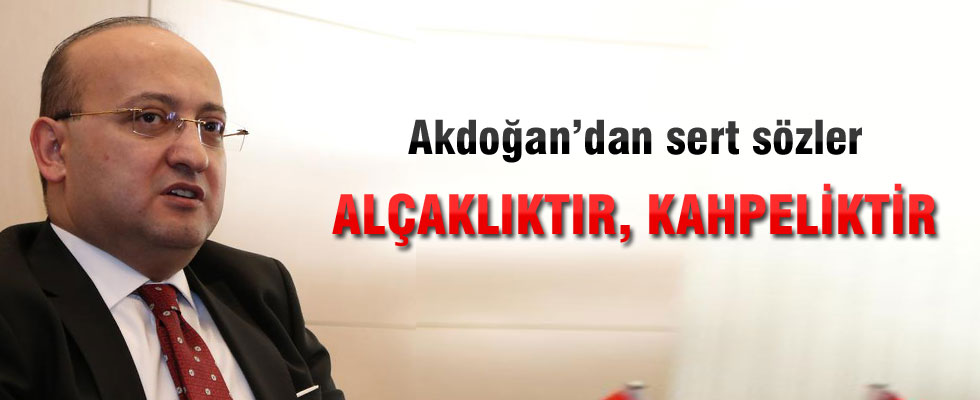 Yalçın Akdoğan'dan sert tepki: Alçaklıktır, kahpeliktir