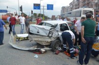 Bursa'da Zincirleme Trafik Kazası Açıklaması 4 Yaralı