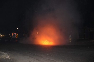 Gaziantep'te Patlama Sonrası Yangın Çıktı