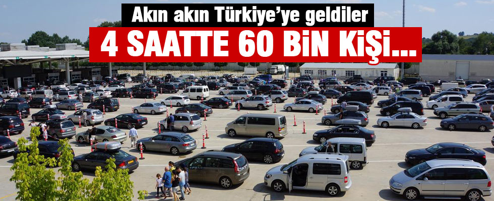 Gurbetçiler Kapıkule'de 'Sınırları' zorluyor