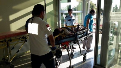 Kayseri'de Otomobil Uçuruma Yuvarlandı Açıklaması 5 Yaralı