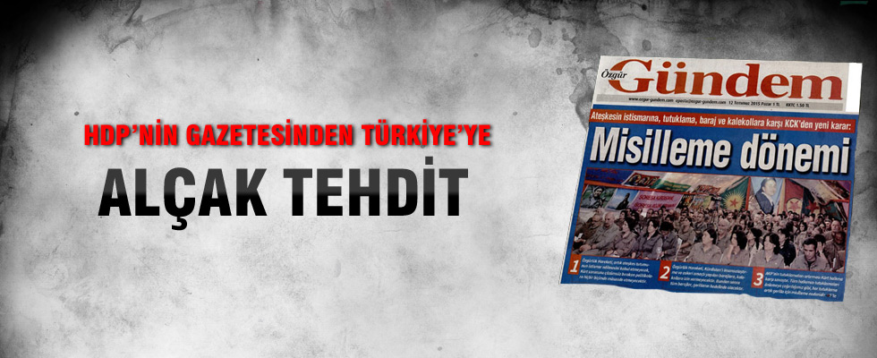 KCK'dan Türkiye'ye alçak tehdit