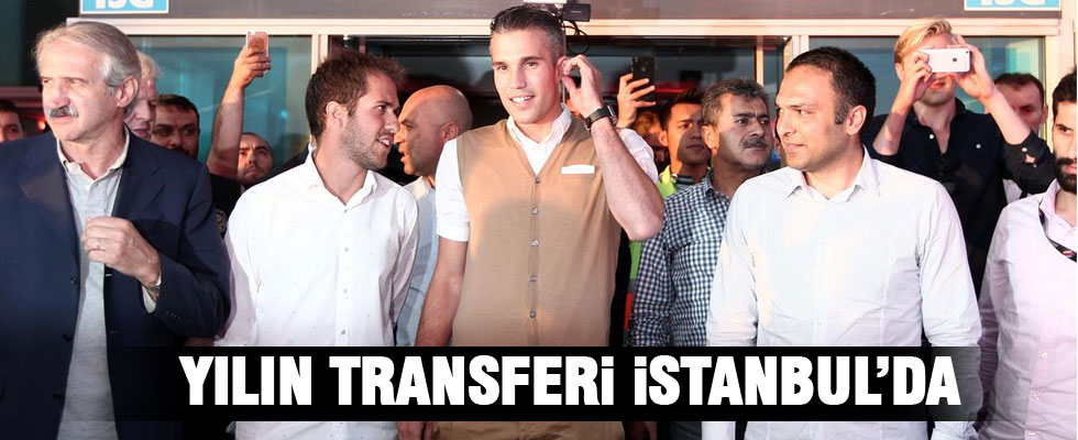 Van Persie için coşkulu karşılama