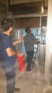 Acil Serviste Yangın Paniği