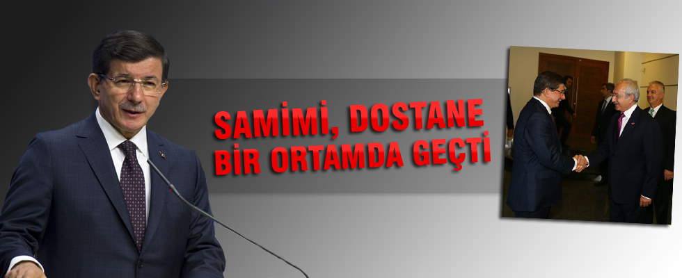 Başbakan'dan CHP görüşmesi sonrası önemli açıklama