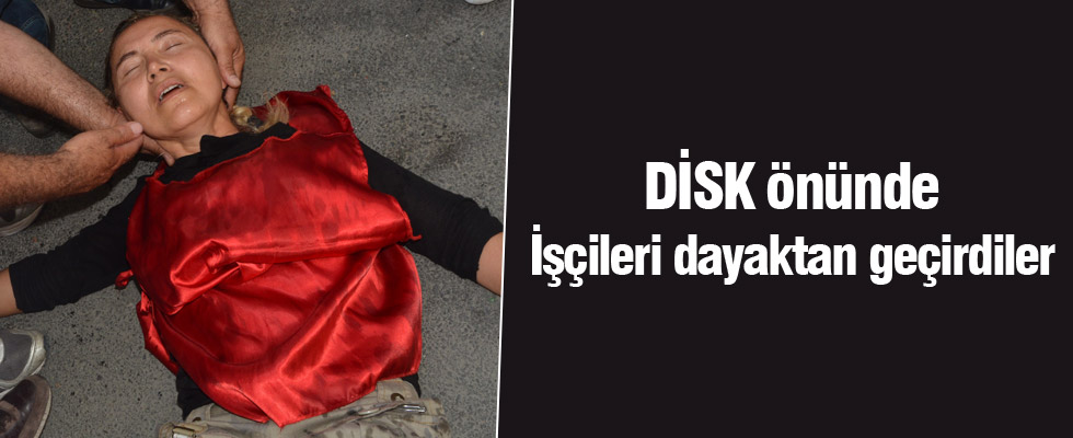 DİSK Önünde Zincirli Eylem Gerginliği