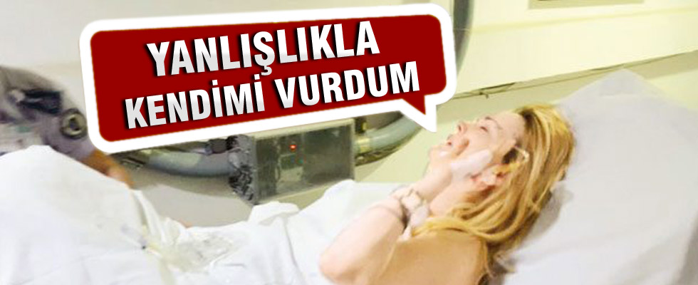 Harika Avcı: 'Yanlışlıkla kendimi vurdum'