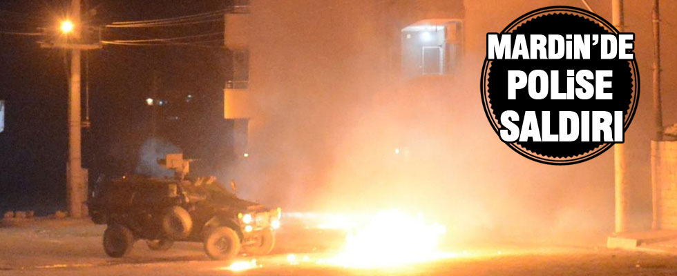 Mardin'de polise saldırı