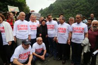 BÜLENT YENER BEKTAŞOĞLU - Rize'de 'Yeşil Yol Projesi'ne Protesto