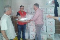 Kızılay'dan Suriyeli Ailelere Gıda Yardımı