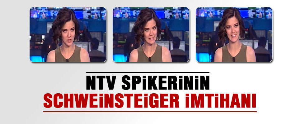 Spikerin 'Schweinsteiger' imtihanı