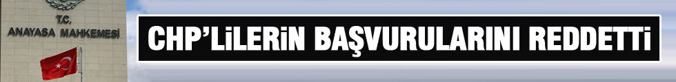 Anayasa Mahkemesi'nden Sertel ve Oyan'a ret