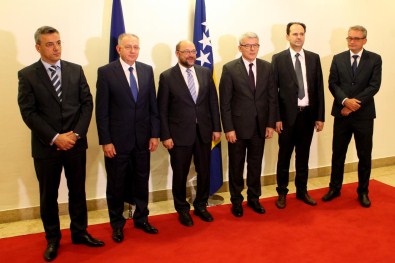 Avrupa Parlamentosu Başkanı Schulz Bosna Hersek'te