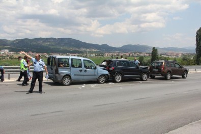 Çorum'da Zincirleme Trafik Kazası Açıklaması 7 Yaralı