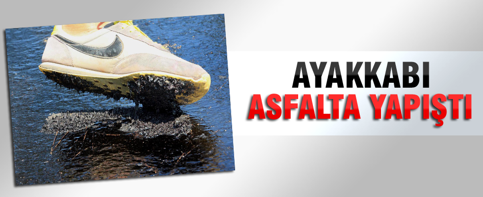 Fethiye’de asfalt eriten sıcak