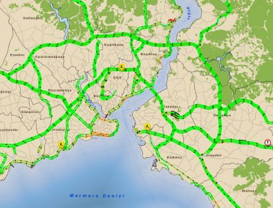 İstanbul'da yollar nefes aldı