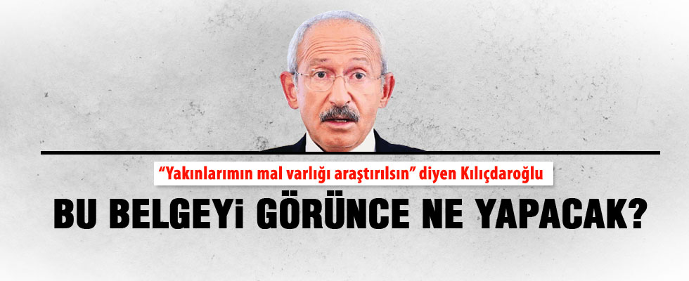 Kılıçdaroğlu'nun başını ağrıtacak belge
