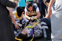 MALATYA İNÖNÜ ÜNIVERSITESI - Otomobilin Çarptığı Kadın Yaralandı