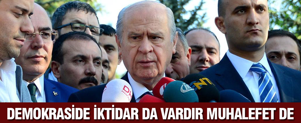 Bahçeli'den 'Koalisyon' Açıklaması