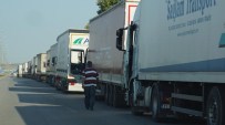 Kapıkule'de Tır Kuyruğu