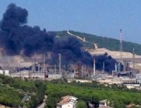 YANGıN YERI - Tüpraş'ta korkutan yangın
