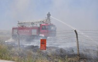 KARAHÜYÜK - Konya'da Askeri Alanda Ot Yangını