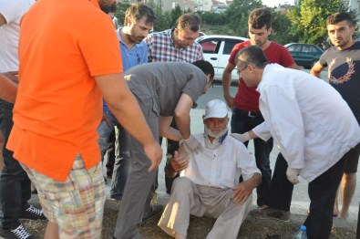 Tekirdağ'da Otomobil Yayaya Çarptı Açıklaması 1 Yaralı