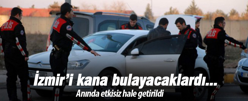 Polisin durdurduğu kişinin çantasından 14 kilo patlayıcı çıktı