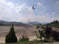 YANGIN TATBİKATI - Karabük'te Yangın Helikopteri Konuşlandırıldı