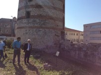 DURSUN ALI ŞAHIN - Makedon Kulesi'nin Tadilat Çalışmaları Sürüyor