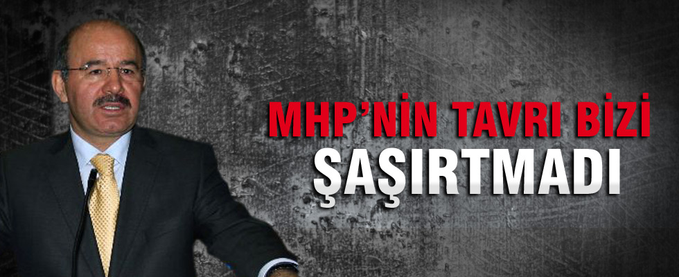 Çelik: MHP'nin tavrı bizi şaşırtmadı