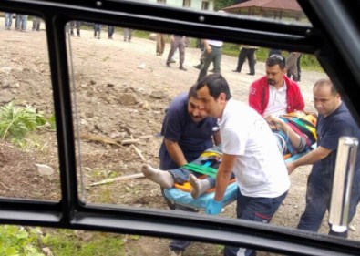 Ormanda Yaralanan Gencin İmdadına Ambulans Helikopter Yetişti
